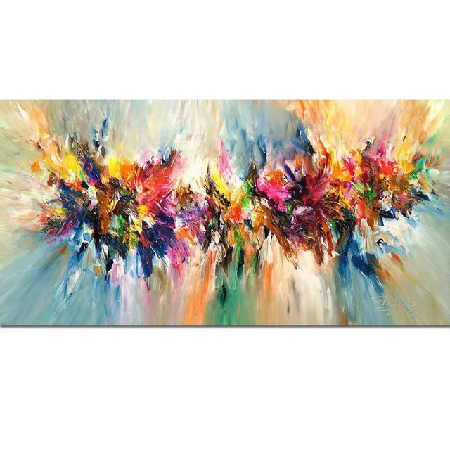 12 Style Frameless Art Abstract Colorful Pictures Posters Prints Wall