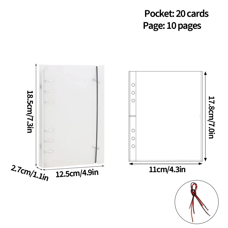 Kpop Photocard Binder Album - Heart Design Stationery & Birthday Gift
