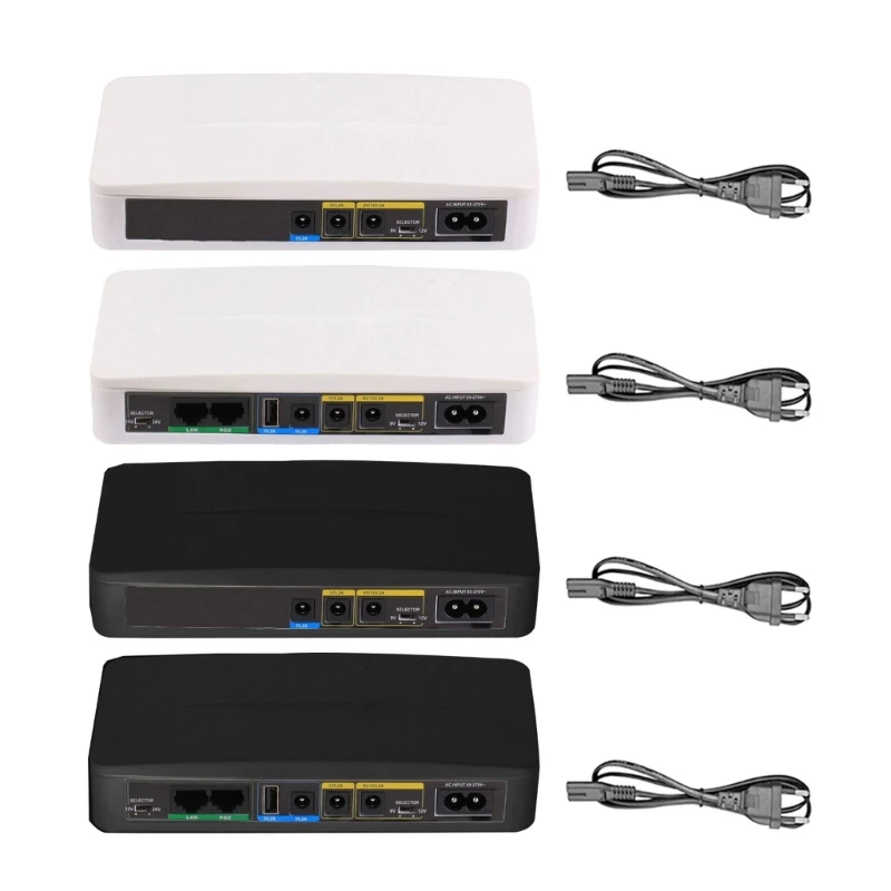 

UPS Power Supply 5V9V12V24V Output 10000mAh Uninterruptible Power Supply for Outdoor CCTV Routers,USB Output