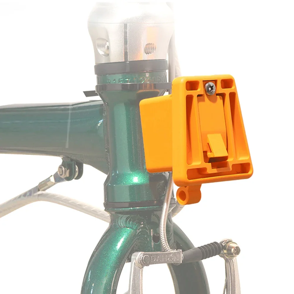 Fahrrad-Vorderradträger-Adapterblock mit Schraubenzubehör, faltbarer Fahrrad-Vorderradträger für Brompton-Falträder – Detail 5