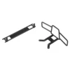 for WPL D12 1/10 RC Car Drift Truck Upgrade Parts Metal Front & Rear Bumper Decoration 3