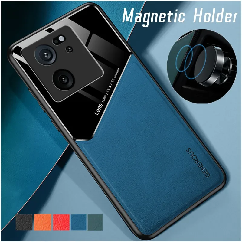 Shockproof Phone Case with Car Magnetic Holder and Protective Cover