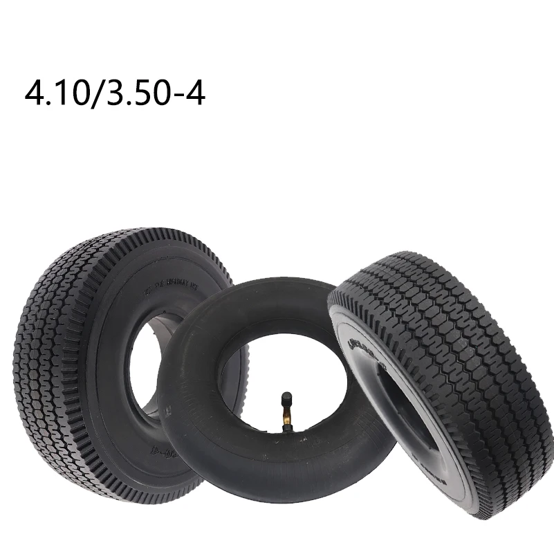 

For Electric Tricycle Trolley Scooter Warehouse Car Solid tire inner tube outer tyre 4.10/3.50-4 Explosion-proof Tyre