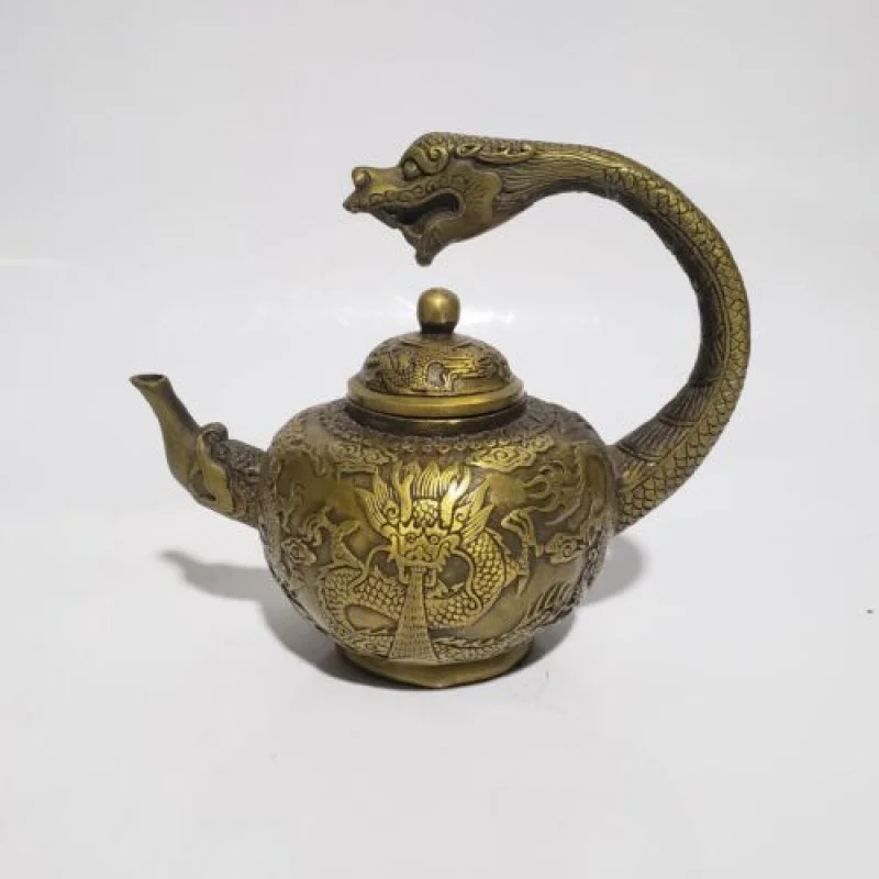 

Чайник из китайской латуни, 16 см