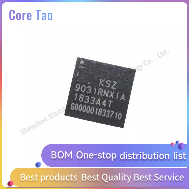 1 шт./лот KSZ9031RNXIA 9031RNXIA QFN-48 Ethernet интерфейсный контроллер