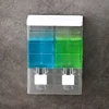 Non-punching Manual Press Soap Dispenser Wall Hanging Traceless Paste Disinfectant Bottle Bathroom Transparent Soap Dispenser 3