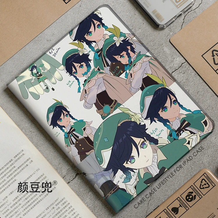 

Genshin Impact Anime Barbatos Case For iPad 10.2 7th 10th Air 2 3 Mini 6 5 Case Luxury Silicone For iPad Air 4 iPad Pro 11 Case