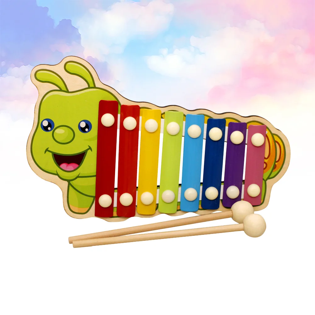 

Wood Percussion Xylophone Toy Toys Octave Toddle Musical Bamboo for Kids Toddler