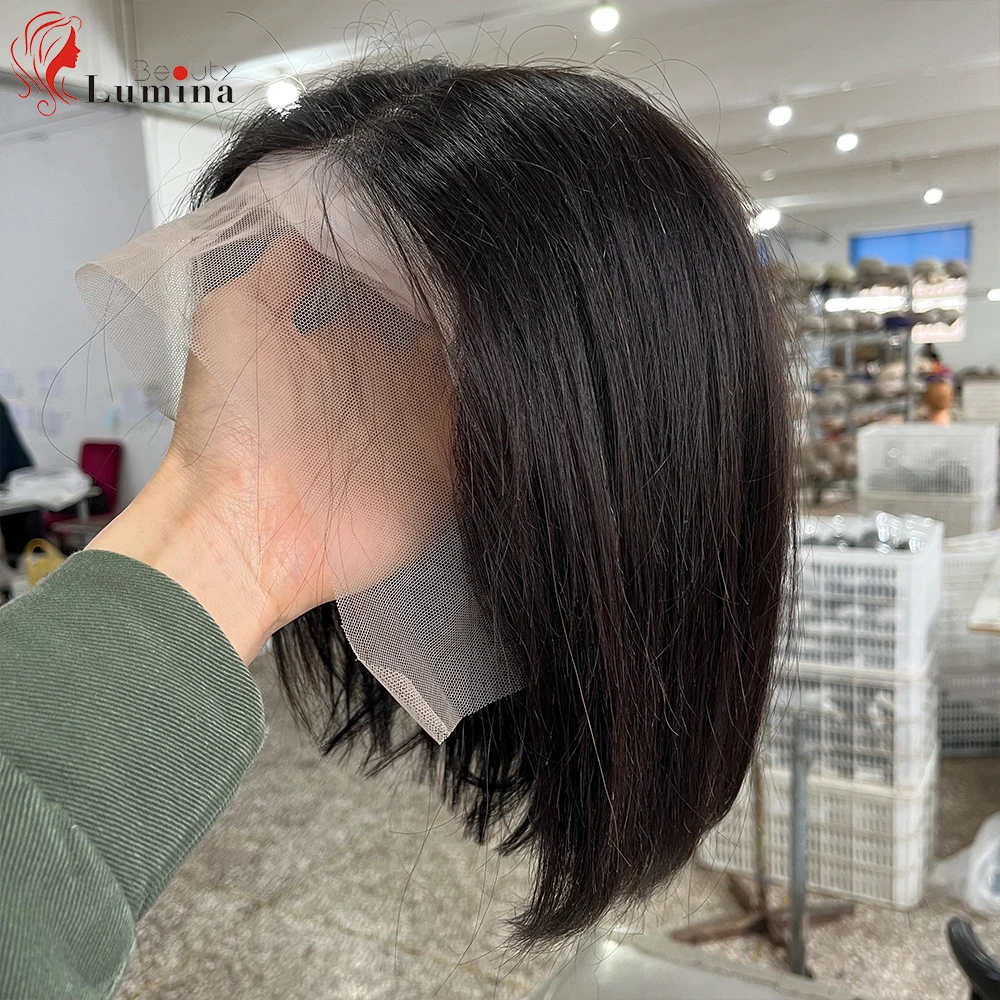 T Part Human Hair Wigs Straight Bob Wig Preplucked With Baby Hair Short Bob Lace Wigs Human Hair Wigs Remy Hair T Part Wigs