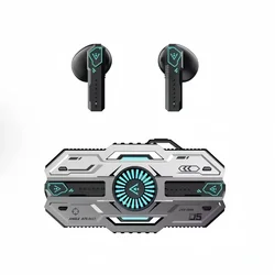 Wireless Bluetooth 5.3 Gaming Earbuds with Low Latency & HD Audio (White)