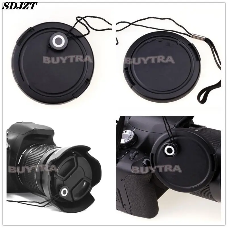 New 1pc/5pcs Lens Cap String Keeper For Nikon Canon Sony Pentax Front