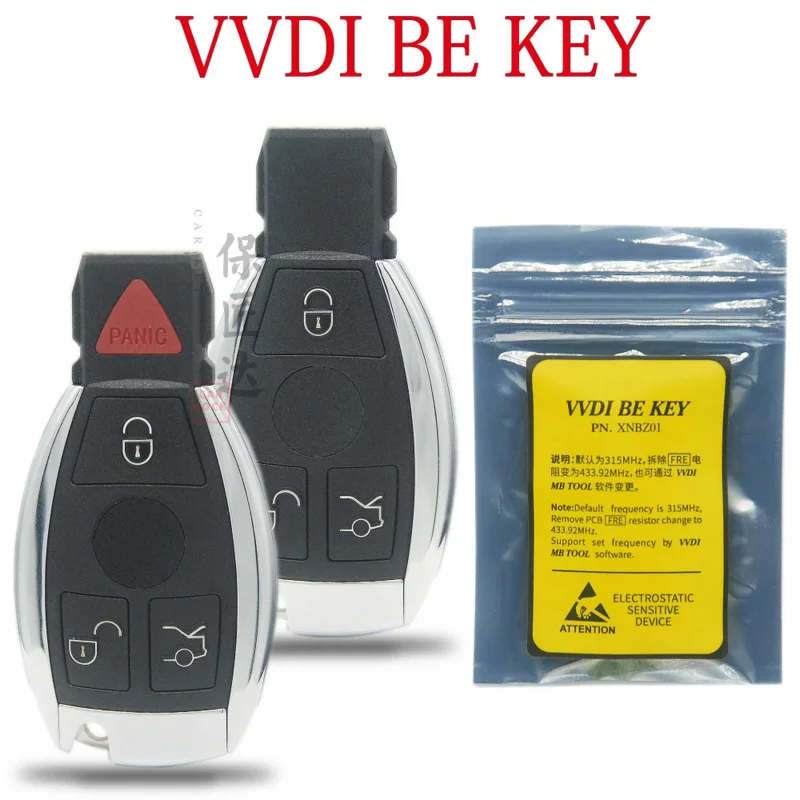

Оригинальный смарт-ключ Xhorse VVDI BE Key Pro, улучшенная версия с корпусом и кнопкой 3/4 для Benz, получить 1 бесплатный жетон, инструмент