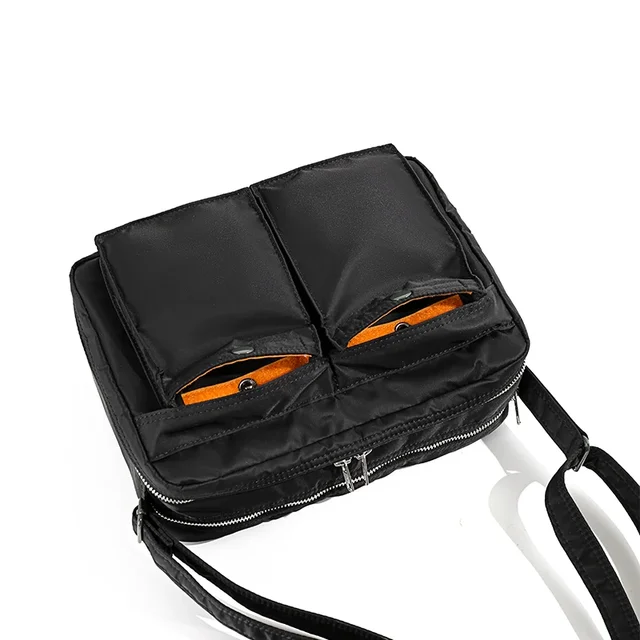 Advanced Nylon Waterproof Single Shoulder Crossbody Bag for Men Versatile Large Capacity Small Backpack Commuter Postman Bag 3