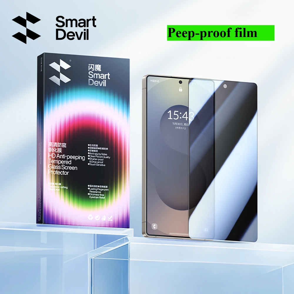 Premium Privacy Screen Protector, Tempered Glass Film with Anti-Peeping and Anti-Fingerprint Features
