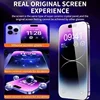 5Pcs Oleophobic Coating Dust Free Easy Installation Screen Protector For iPhone 15 14 11 13 12 16 Pro Max XS XR 15 16 Plus Glass 4