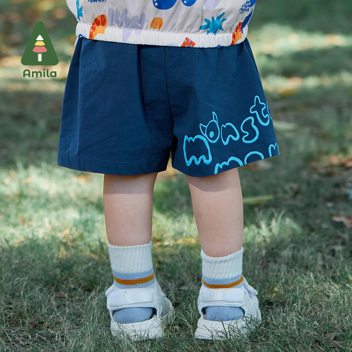 Amila Baby Boy Shorts Summer New Cotton Cute Fun Styling Casual Fashion All-match Bottoms Children Clothes Pants 0-6Y