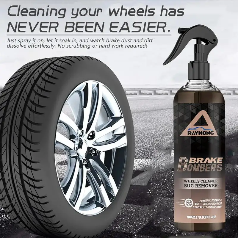 Auto Wheel Cleaner Spray Car Iron Remover Spray 100Ml Ruote E Dischi Dei Freni Rim Iron Dust Remover Shine Restaurer Agente Antiruggine