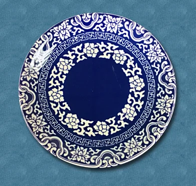 Piatto Decorativo In Bone China Personalizzato Con Supporto - Porcellana Fatta A Mano 6-10 Pollici