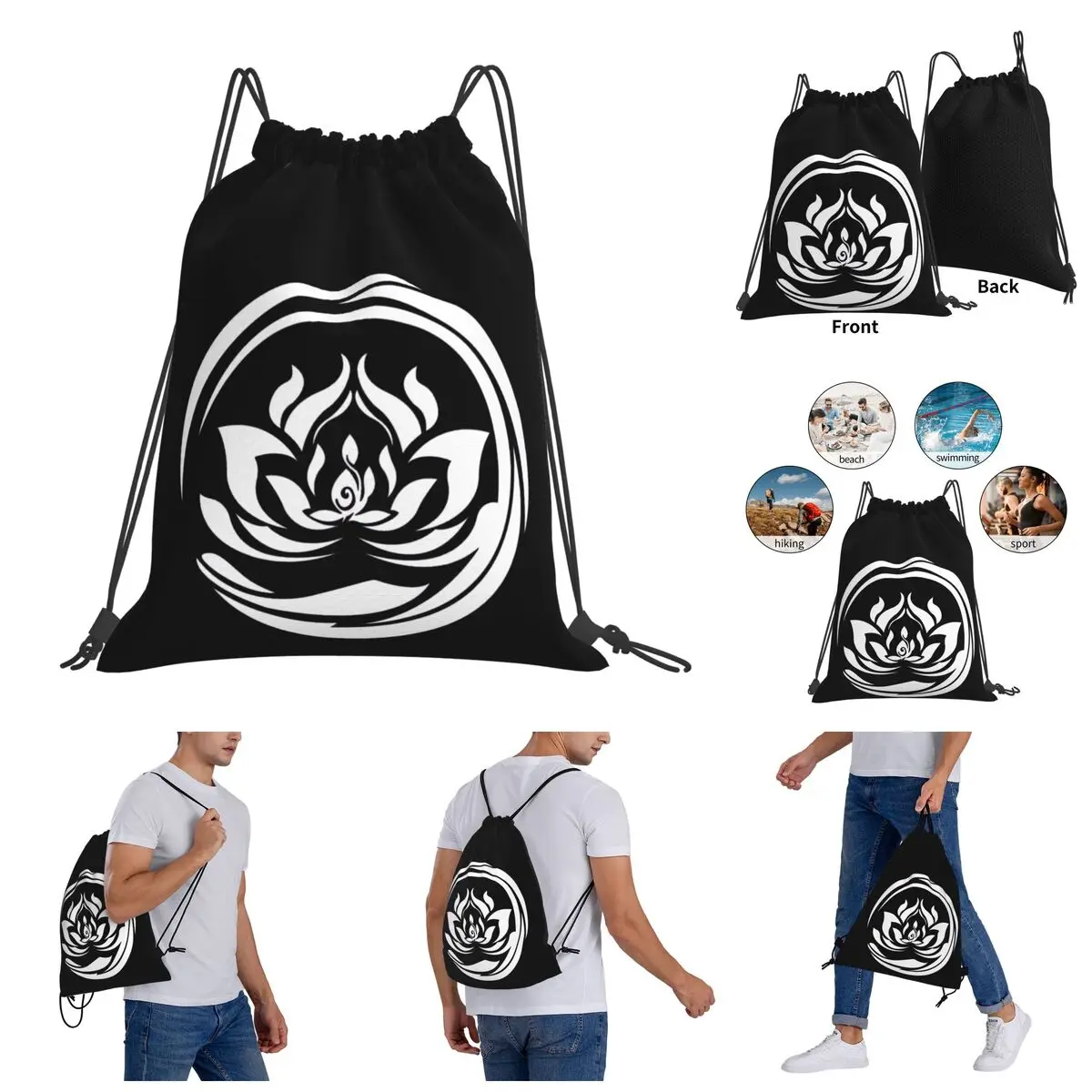 

Drawstring Bags Gym Bag The Untamed Yunmeng Jiang Sect The Untamed Backpack Funny Sarcastic Graphic Cool Knapsack