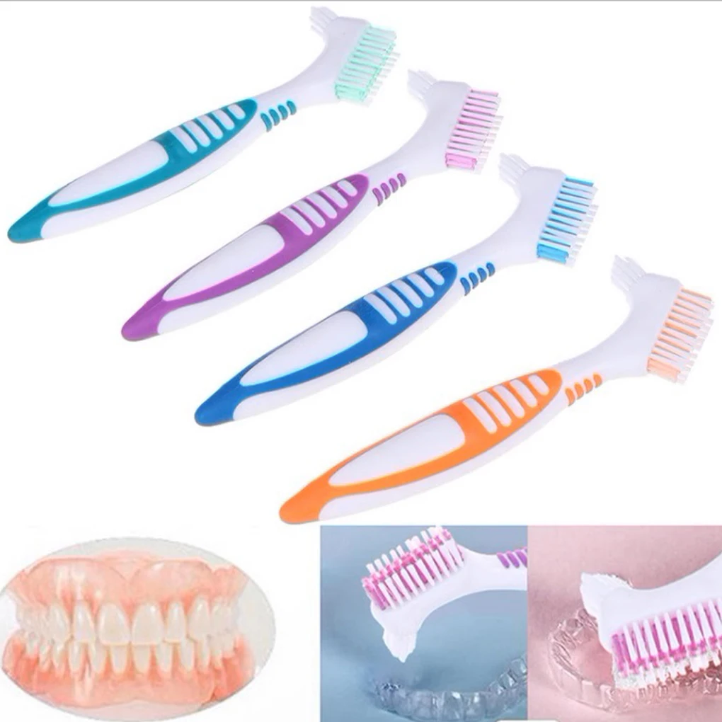 

2/3/5 2 шт зубные протезы Чистящая Щетка Улучшенная Чистка Здоровая и гигиеническая безопасная и надежная щетка для зубных протезов