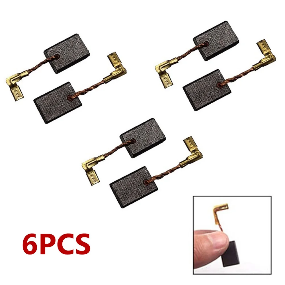 

6pcs 16 X 11 X 5mm CB-325 Carbon Brushes For Angle Grinder 9553-9554NB 9557NB 9558PB HR2810 Power Tool Accessory