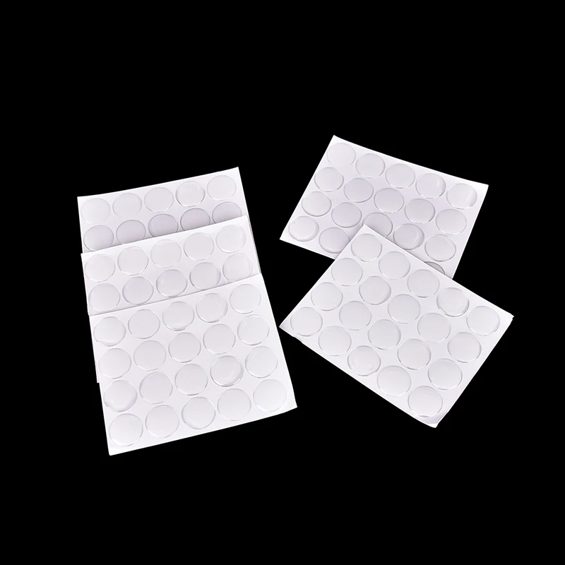 100PCS 1" Round 3D Crystal Clear Epoxy Adhesive Circles Dome Sticker Bottle Cap resin craft material