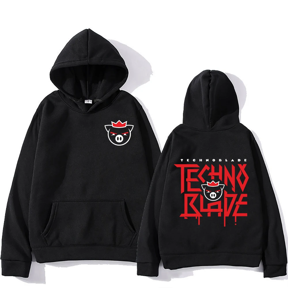 

Technoblade Dream Smp Hoodies Men/Women Fall Long Sleeve Sweatshirt Hot Game Graphic Print Clothes Harajuku Couple Streetwear