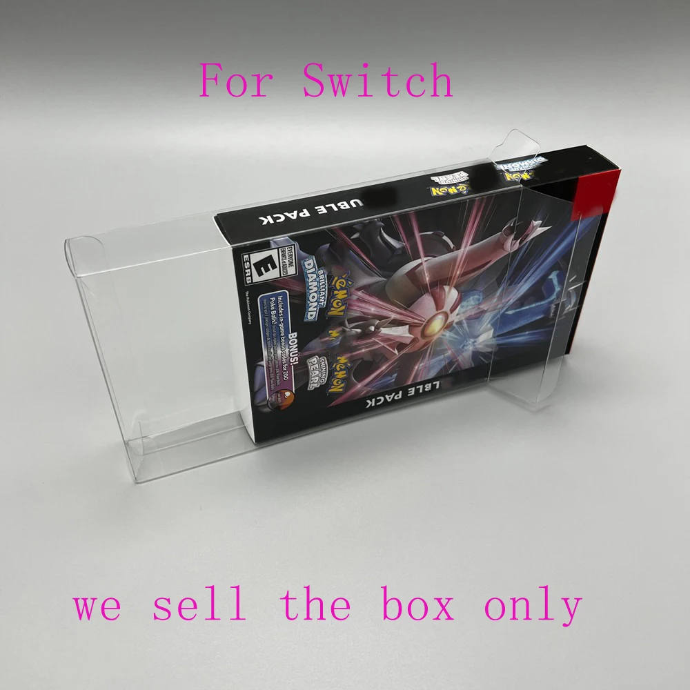 Scatola Di Visualizzazione Della Collezione Per Switch Ns Per Po Ké Mon Diamond And Pearl Us/Eu Versione In Bundle Storage Tep Shell Clear Collect Box