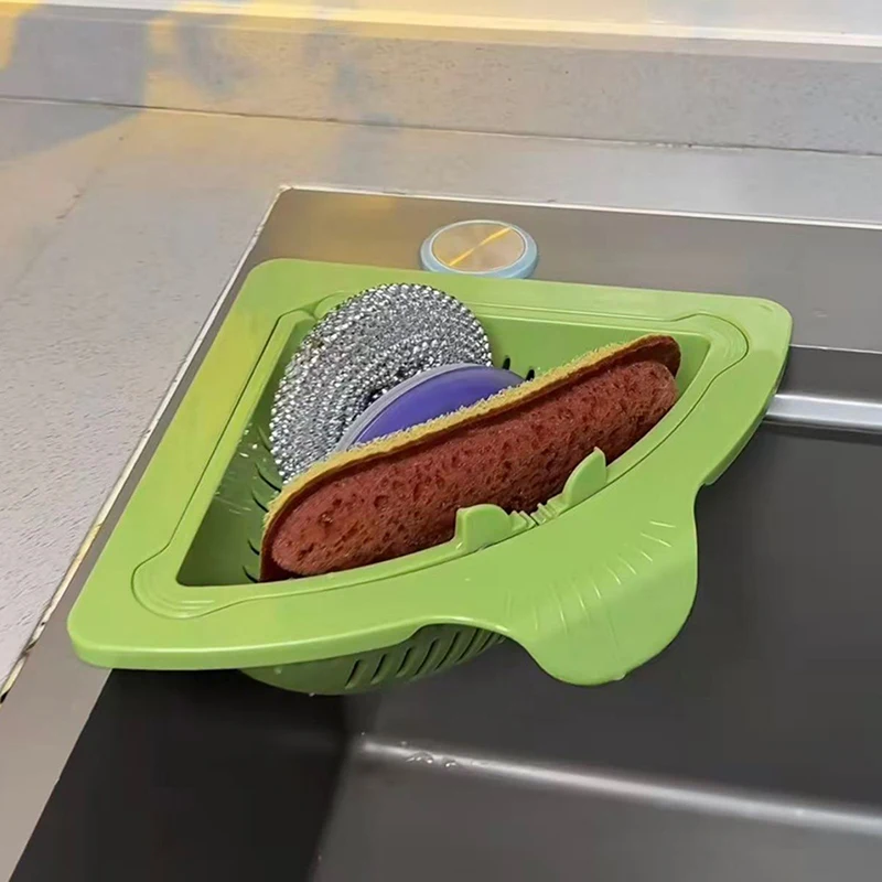 Drain Basket Sink Strainer With Handle Food Slag Strainer Kitchen Supplies Drain Trap Kitchen Accessories Food Residue Processor