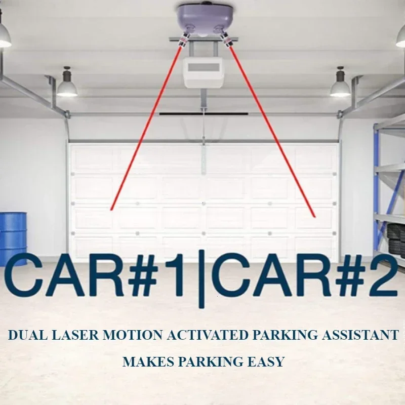 Car Laser Parking Meter Car Garage Ceiling Position Positioning Correction Parking Sensor Auxiliary Monitoring System BP-01 Doub 2