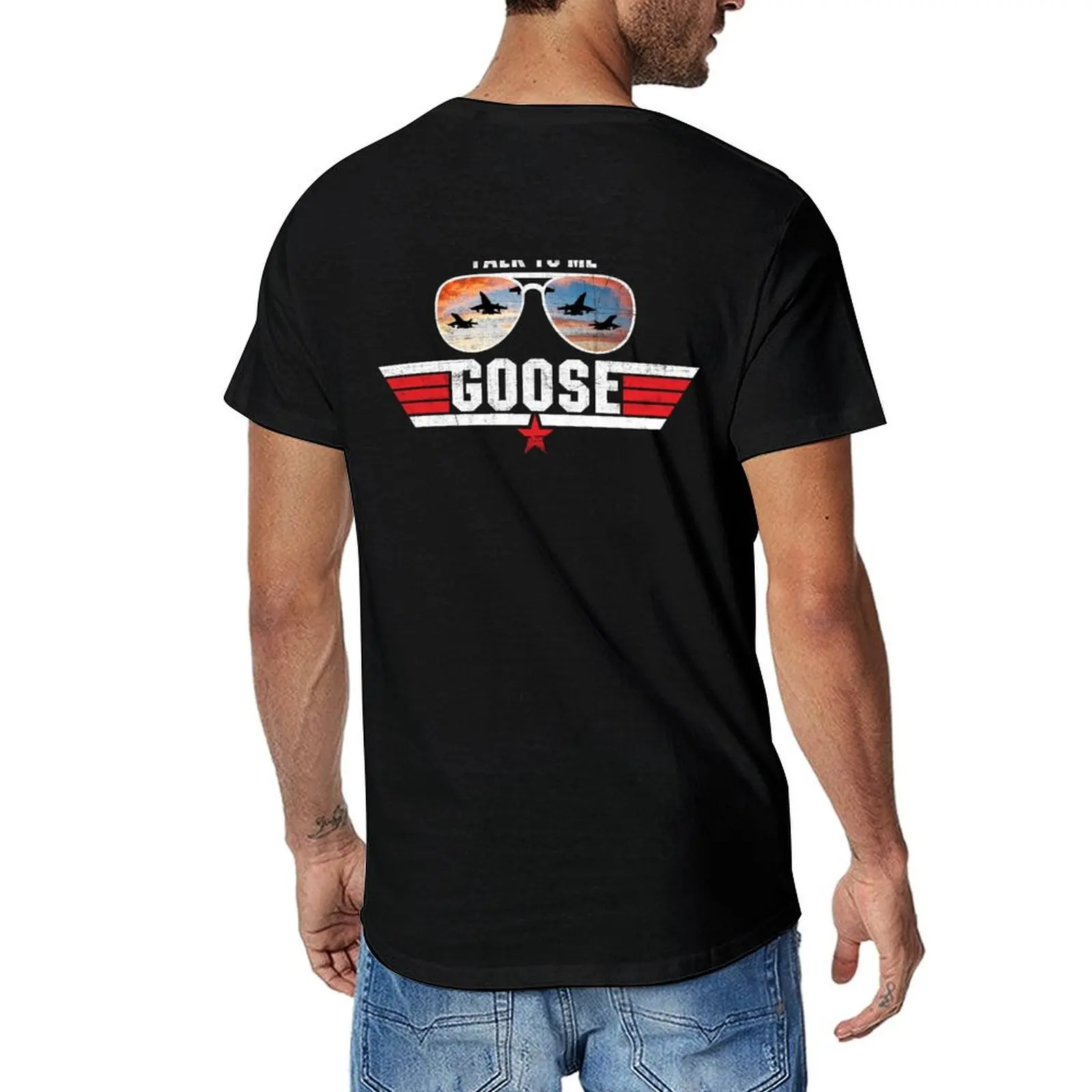 

Talk To Me Goose T-Shirt summer tops blanks clothes for men