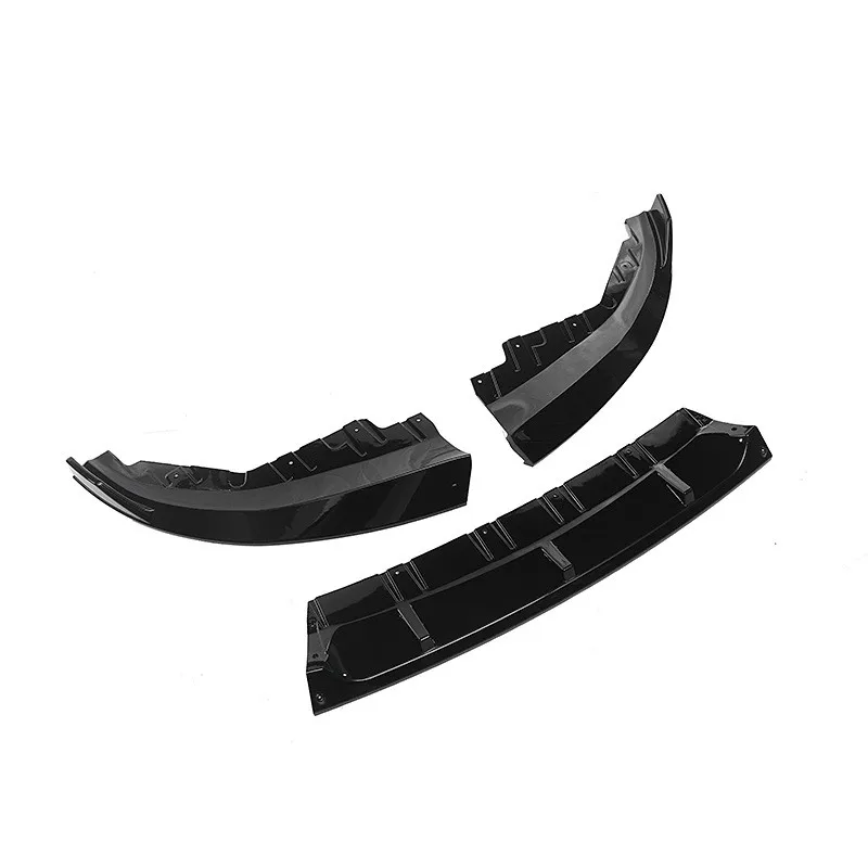 Car Front Bumper Lip Splitter Spoiler For BMW 4 Series G26 i4 M50&G24 Gran Coupe ABS Gloss Black