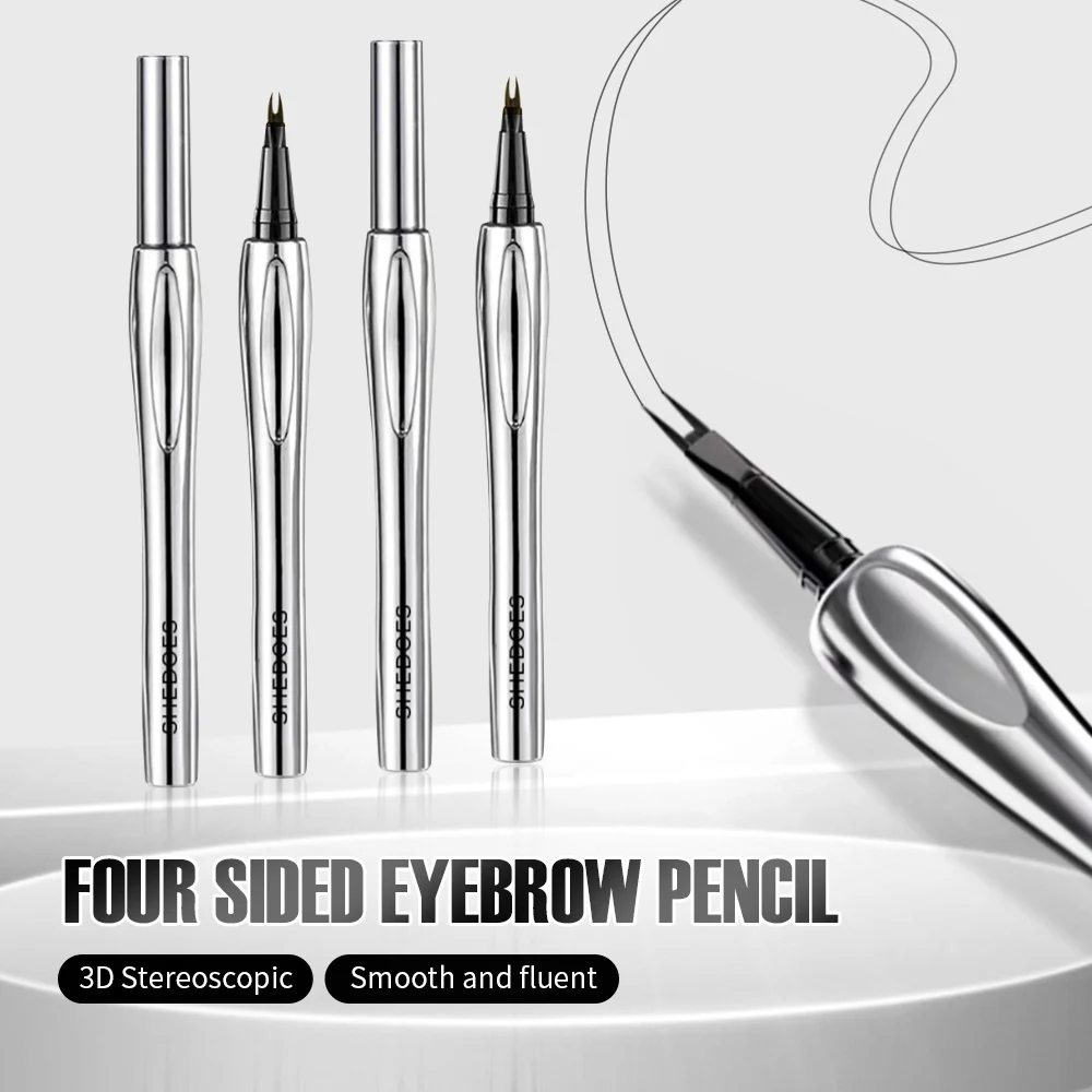 Description Picture 2 of item1PC fine pointed eyebrow pencil, smooth and easy to control, durable, waterproof and sweat proof, non fading