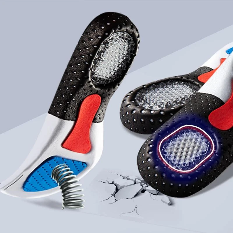 Silicone Sport Insoles Orthotic Arch Support Sport Shoe Pad Running Gel