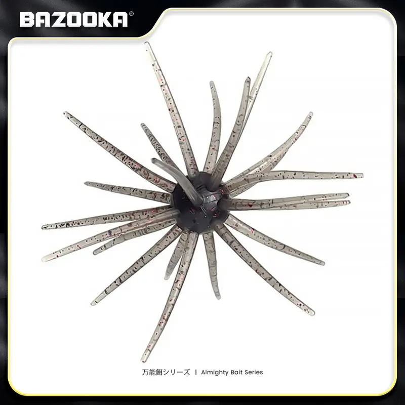 Bazooka TPE Fishing Lure 2g 8g Simulated Sea Urchin Lures Soft Silicone For Bream Pike Bass Mandarin Tilapia Gears Winter Biats - Image 7