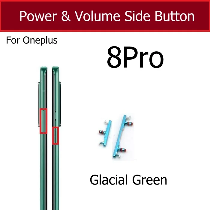 Enhanced Side Audio and Power Button Set for Oneplus - Replacement Keypad Repair Parts