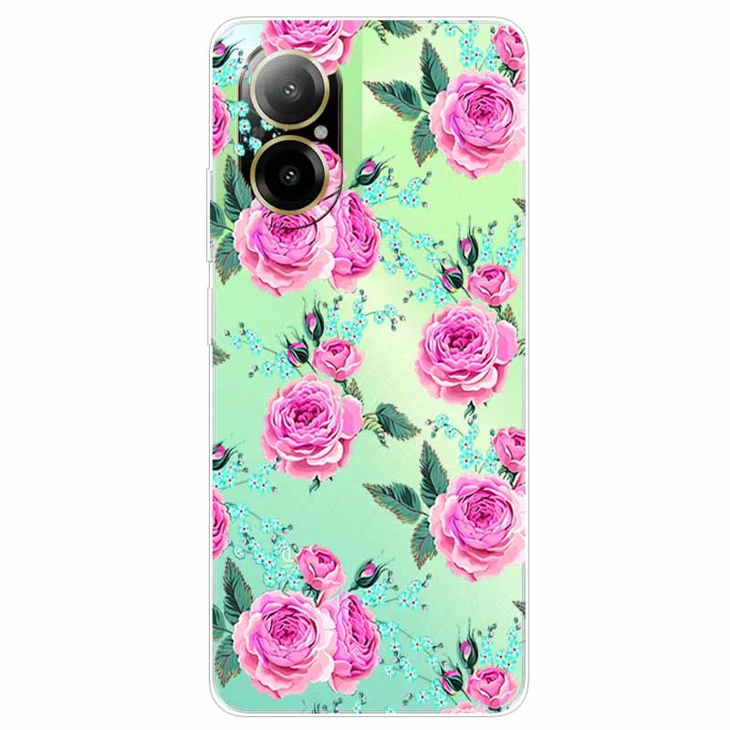 Transparent Cute Soft Silicone TPU Phone Case with Clear Bumpers