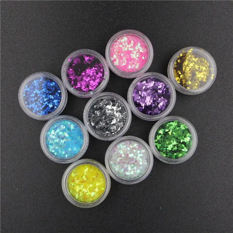 34 혼합 색상 수지 주조 금형 glitters 장식 조각 안료 대형 키트 메이크업 쥬얼리 필링 네일 아트 쥬얼리 만들기 124a