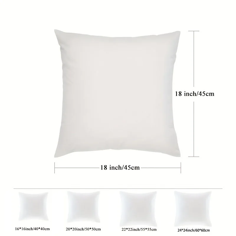 100% Cotton Feather Pillow Core Christmas Cotton Neck Pillow Cojines 45x45 55x55 Hotel Decoration Sofa Bedroom Home Cushi 3