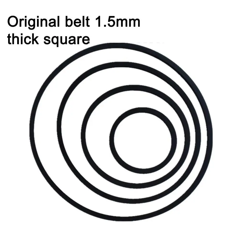 

Universal Mixed Square Cassette Tape Machine Belts 6mm-60mm Length Cassette Recorder Player Belts Rubber Belt