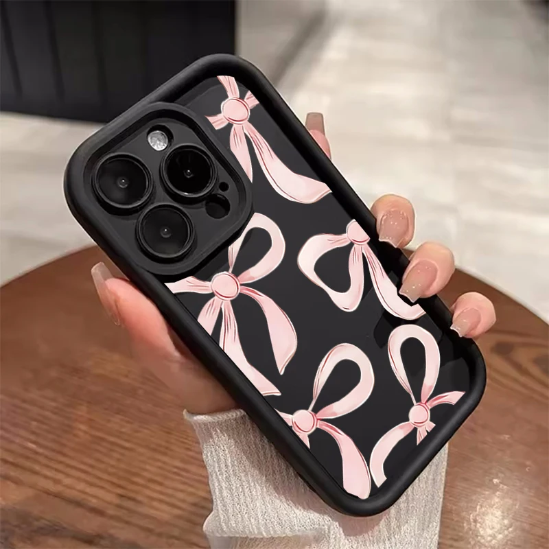 Chic Pink Bow Smartphone Case Cover