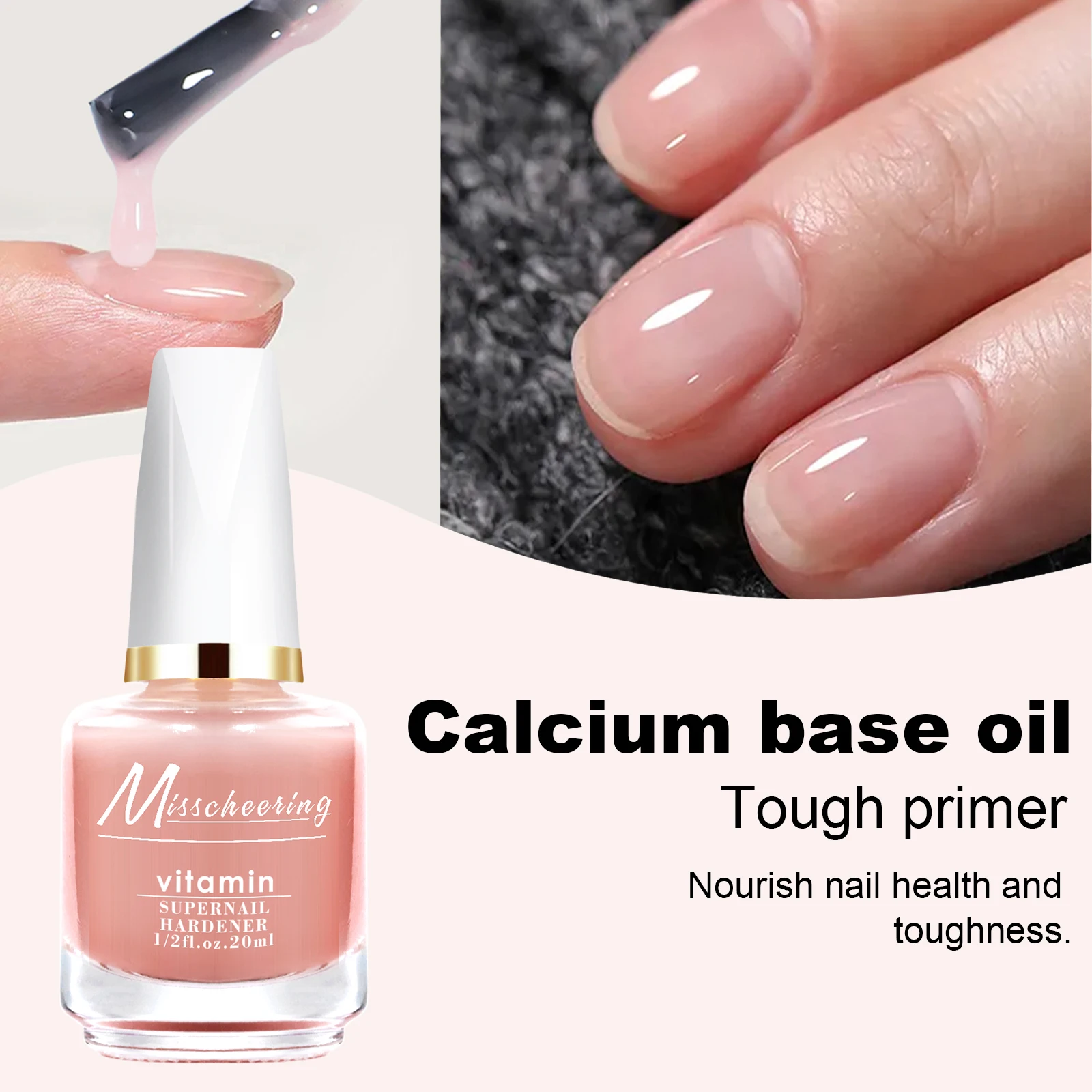 زيت العناية بطلاء الأظافر مع معطف قاعدة الكالسيوم،...