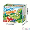 Family Party Board Games Toys Dinosaur Dinner Parent-child Interactive Puzzle Table Games Toys Funny Gathering Prop Gift for Kid 5