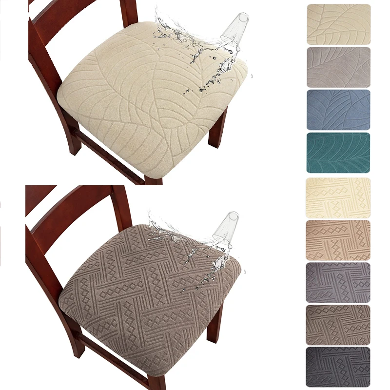 100WaterproofSeatCushionCover1246PCStretchJacquardSeat