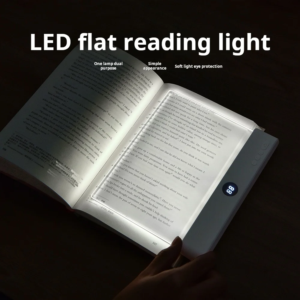 F17 Reading Light Bed Bedroom Night Light LED Flat Panel Reading Light Night Multifunction Night Vision Read Lamp