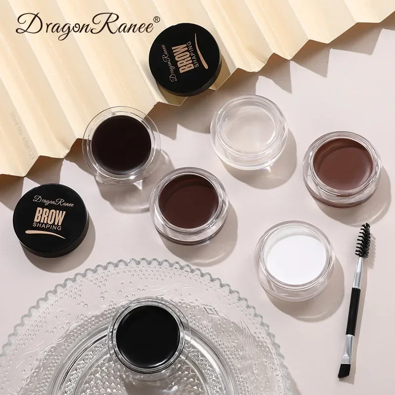 Multi-function Eyebrow Brush with 6 Colors Eyebrows Cream Natural Concealer Square Eye Brow Makeup Brushes for Women Eyebrow Gel 3
