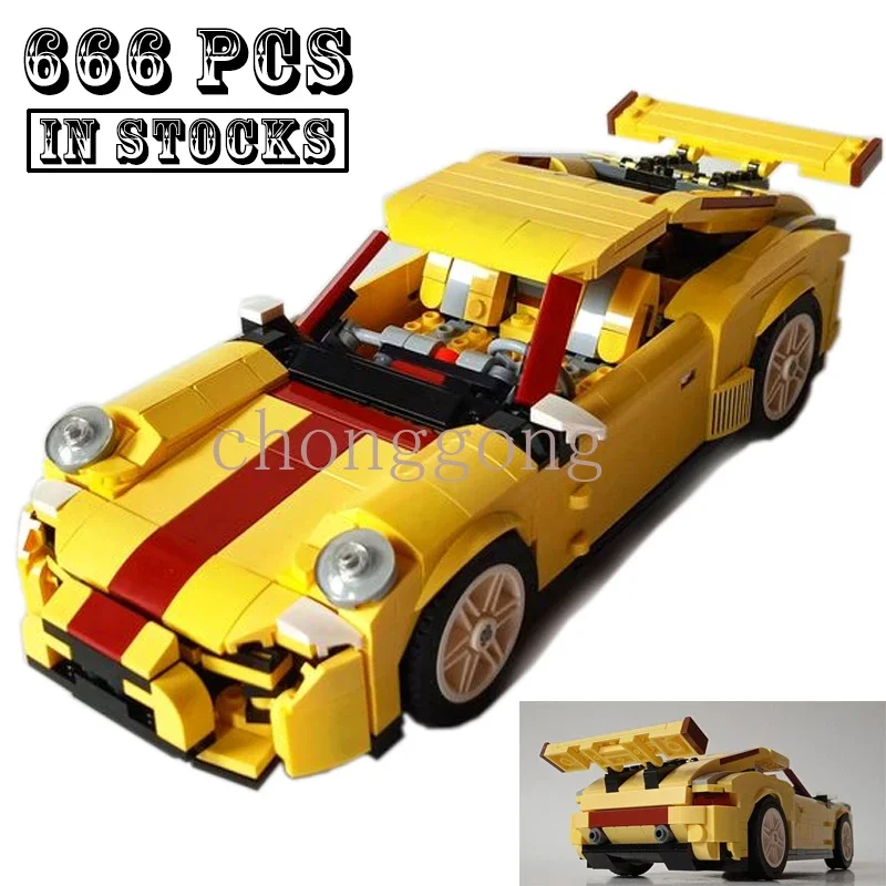 

New MOC-113090 super sports car GT3 model Technical Building Blocks Bricks DIY boys' assembled toys children's Christmas gifts