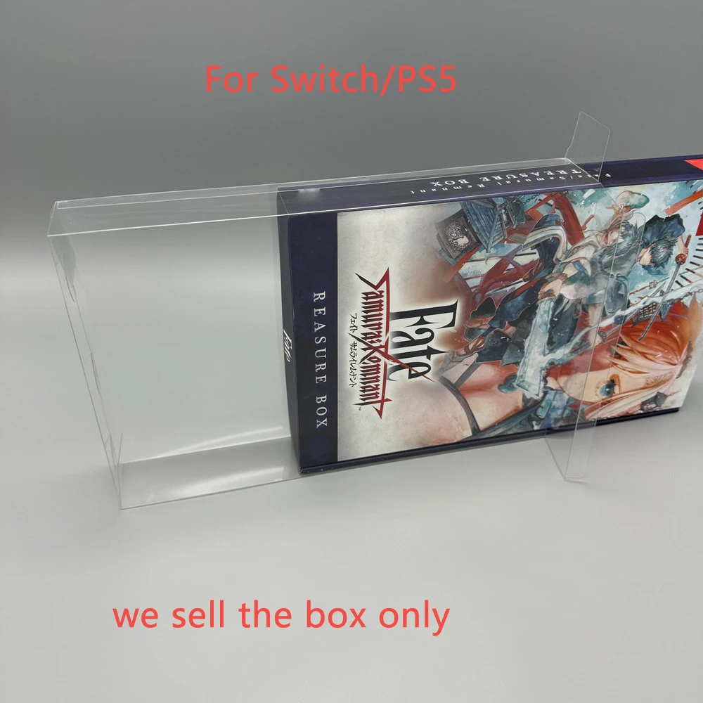 Pellicola Salvaspazio Trasparente Per Ps5 Swtich Per Fate Samurai Residuo Raccogliere Scatole Tep Storage Game Shell Clear Display Case
