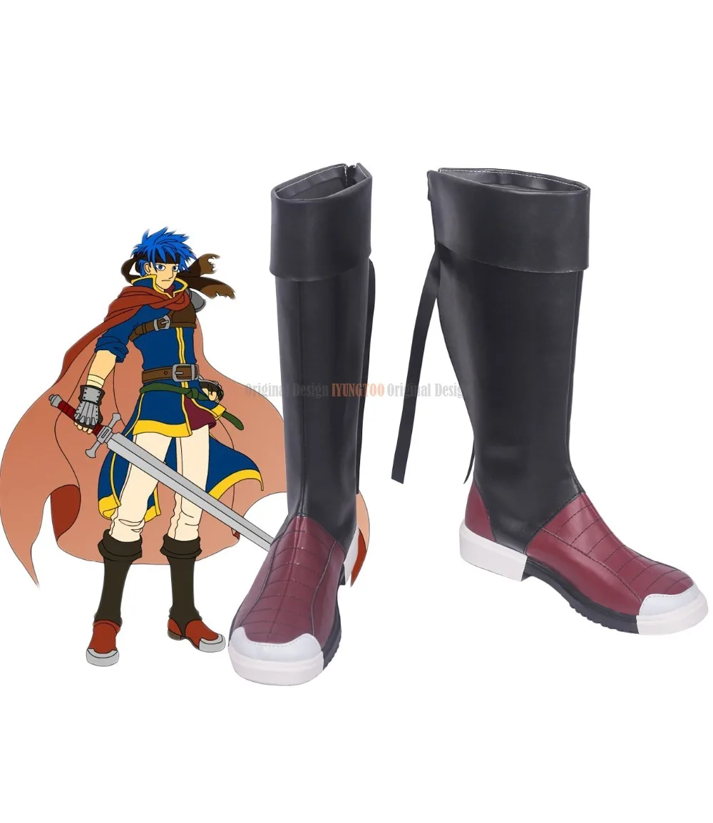 Ike Shoes Cosplay Fire Emblem Ike Cosplay Stivali Scarpe Custom Made Halloween Carnival Accessori Cosplay
