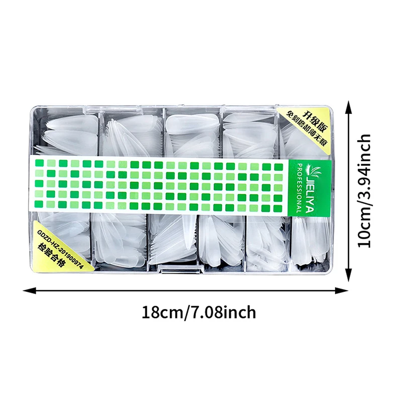 가짜 네일 확장 팁, DIY 네일 아트, 가짜 네일 팁, 매니큐어 도구, 가짜 풀 팁, 박스 당 500 개